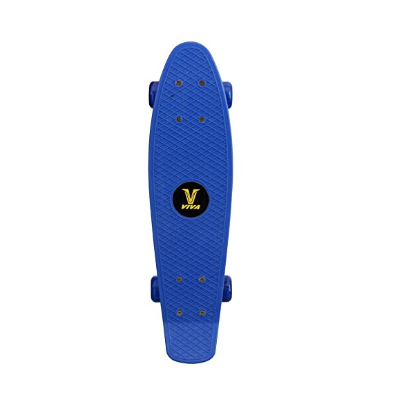 Junior 28 inch x 7.5 inch Skateboard - Blue