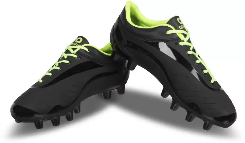 Firststrike Football Stud Football Shoes For Men (Black)