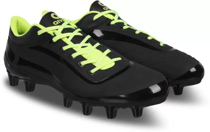 Firststrike Football Stud Football Shoes For Men (Black)