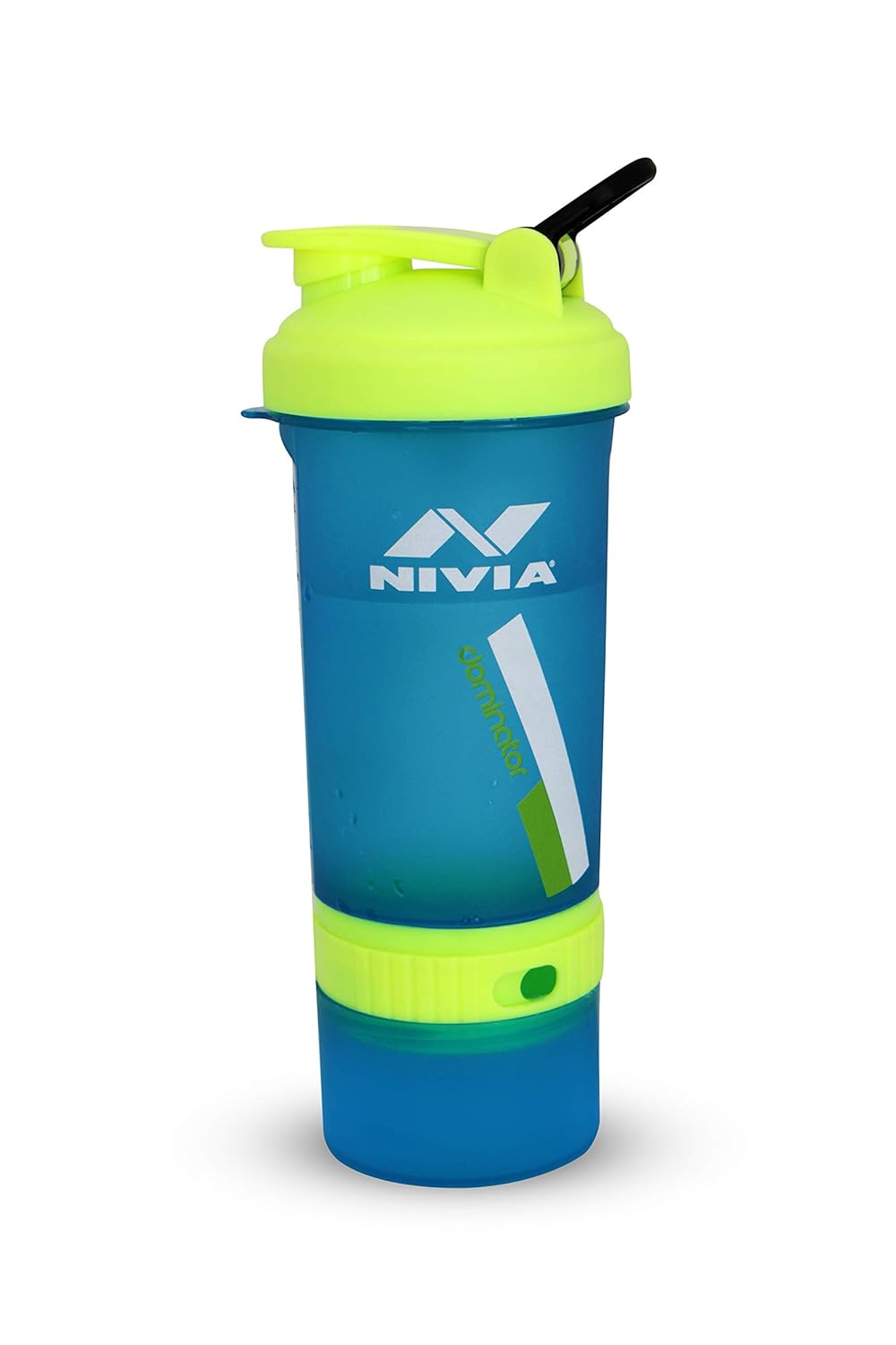 Nivia Dominator 2.0 Sports 650 ml Shaker, Plastic, Blue