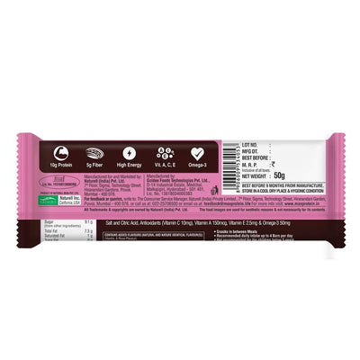 RiteBite Max Protein Daily 10g Fruit & Nut Protein Bars (Pack of 6), 300g