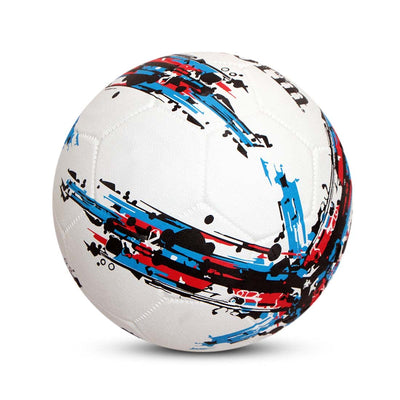 Nivia Storm Football | Rubberized Moulded | Suitable for Hard Ground Without Grass | Training Ball | Soccer Ball | for Men/Women | Football Size - 5 (White)