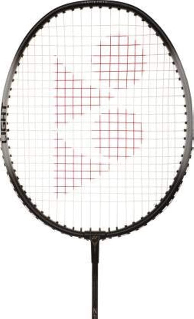 YONEX ZR 100 Light Aluminium Strung Badminton Racket with Full Racket Cover (Dark Charcoal) | For Beginners | 95 grams