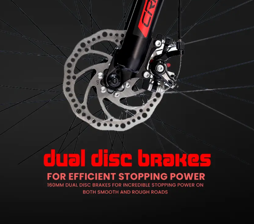 Cradiac Spark 21-Speed Hybrid Cycle | 700C City Bike with Front Suspension & Dual Disc Brakes