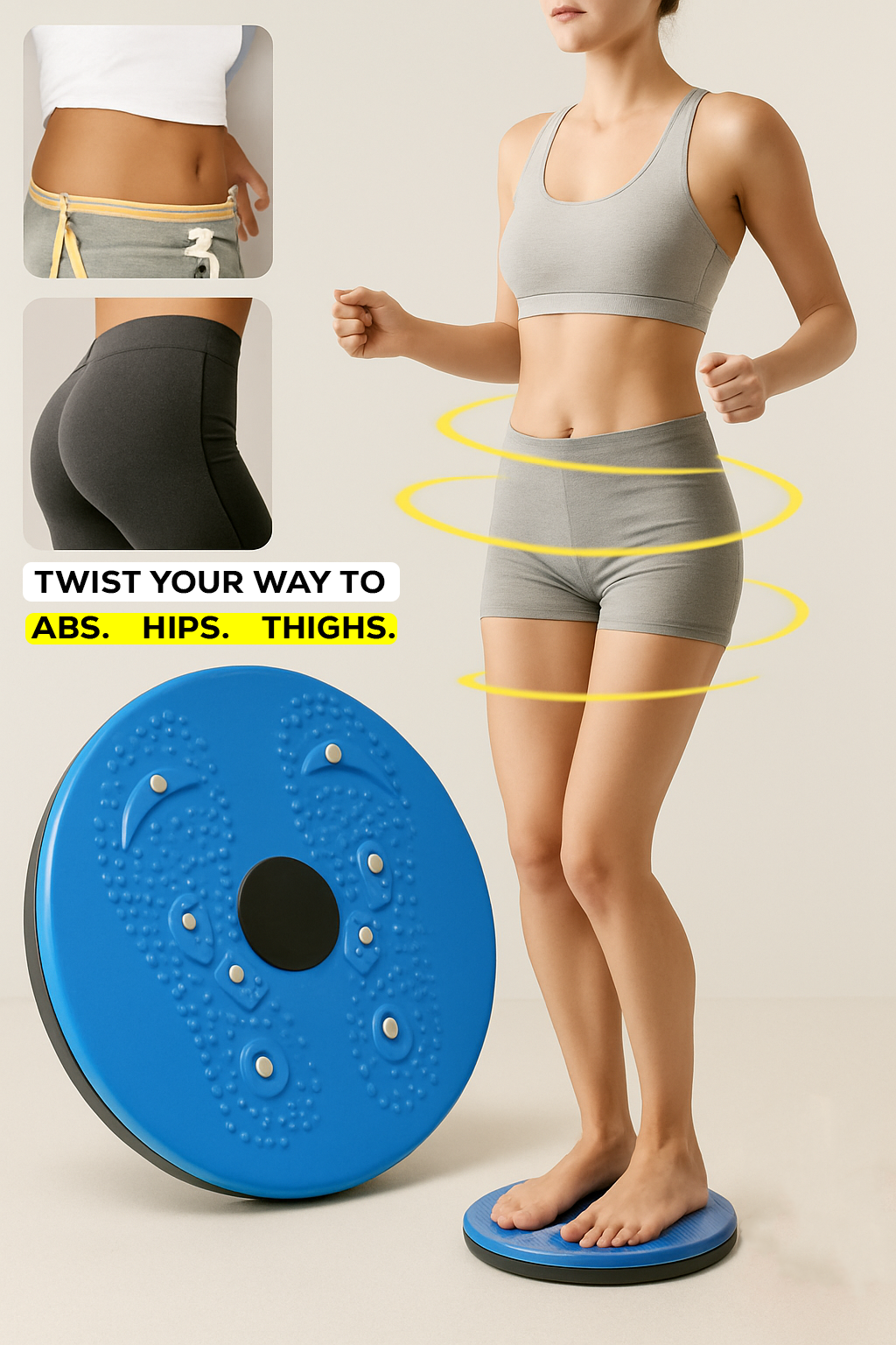 ALYV Acupressure Tummy Twister (Pyramids n Magnets)