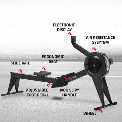 RAC-2500 Air Rowing Machine with LCD Display for Commercial use