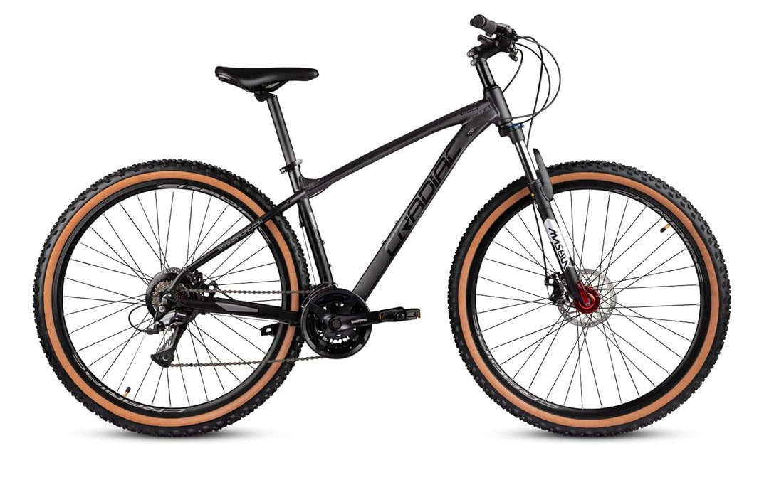 CRADIAC - Wolf 21 Speed | 27.5" Inch Unisex MTB | Zoom Lockout Suspension | Shimano Powered Gears | 6061 Light Weight Alloy Frame