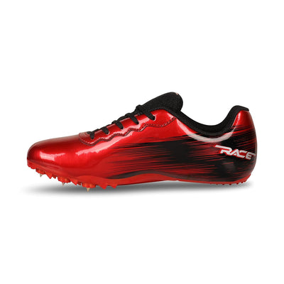 Race Running Spikes Running Shoes For Men (Red)