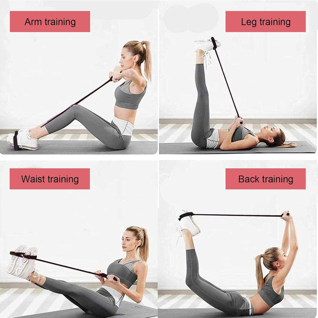 ALYV Yoga Pedal Puller Resistance Band, Workout Pedal Puller Set