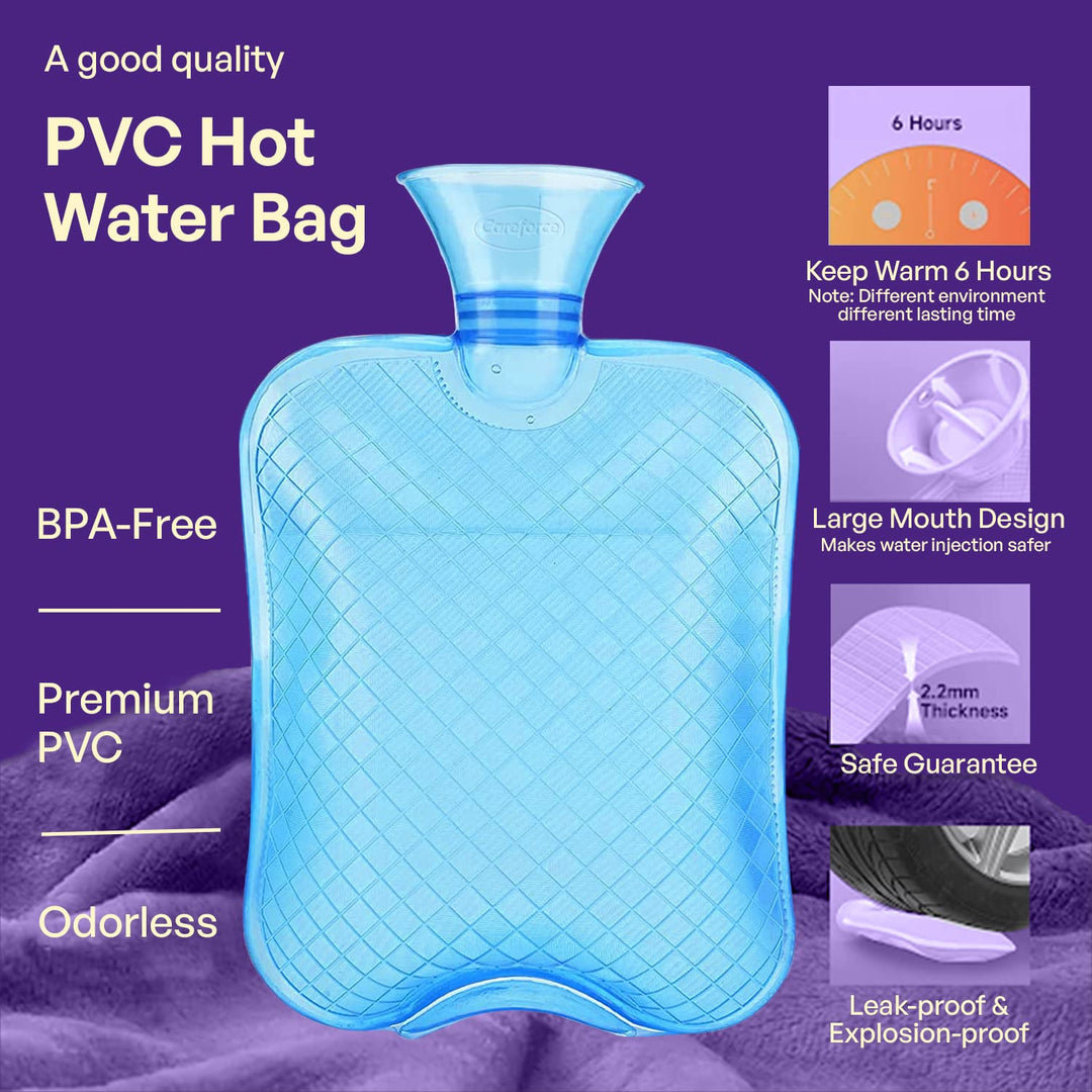 Boldfit Careforce Hot Water Bag PVC Blue