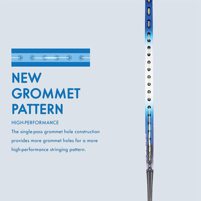 YONEX Muscle Power 22LT Strung Badminton Racket with Full Cover | Color: Black/Blue | Size:  One Size | Material: Graphite | 83 Grams | For Unisex | Lightweight and Durable | High Tension Support | Isometric Head Shape | Slim Shaft | Maximum Comfort