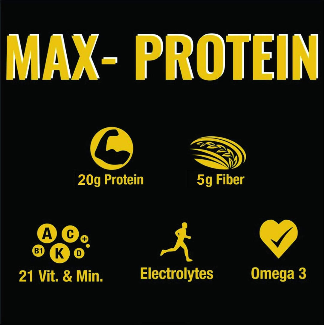 RiteBite Max Protein Active 20g Choco Fudge Protein Bars (Pack of 12), 900g