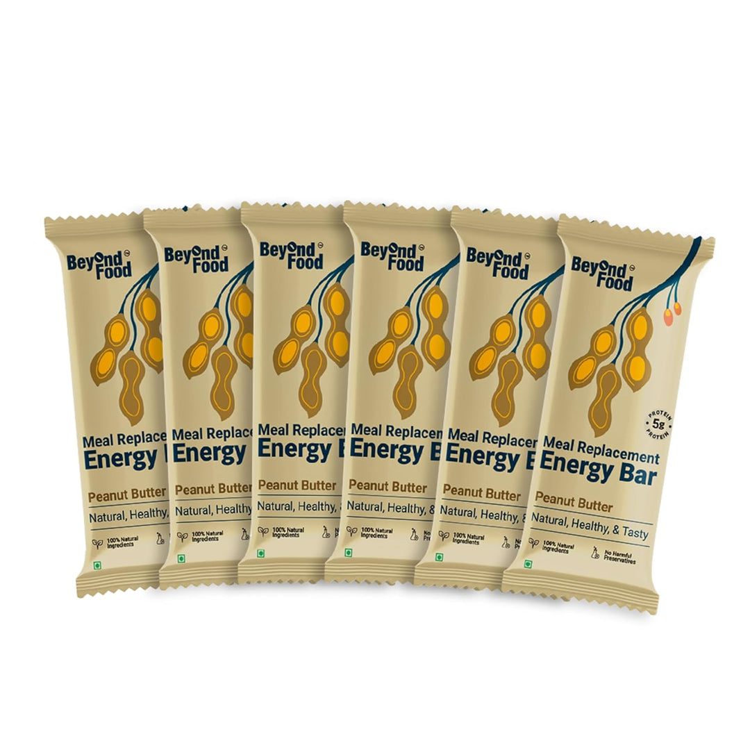 Meal Replacement Energy Bar | Assorted (Pack of 6/ 50g each) | 100% Natural Ingredients