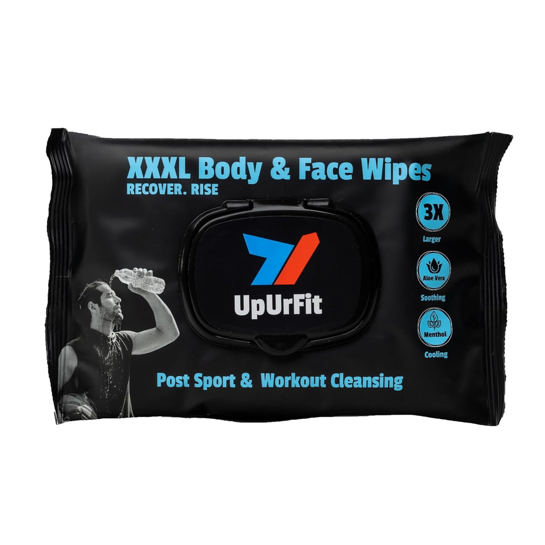 Body & Face Wipes | 10 wipes (Pack of 1) | Post Sport and Workout Cleansing