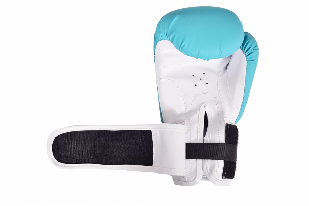 DRENCHED Boxing Gloves with Molded Padding Foam 10Oz| Boxing Training Gloves, Kickboxing Gloves, Heavy Bag Workout Gloves for Boxing, Kickboxing, Muay Thai, MMA (Turquoise)