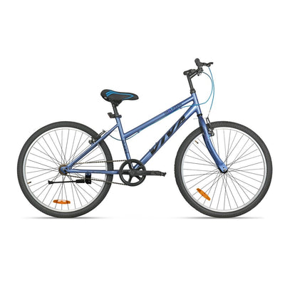 Zero Emission 26T City Single Speed Bike for Women's with 16.5  Steel Frame Suitable for Age : 16years to Above || Height : 5 ft 2  to 5ft 11  | Blue