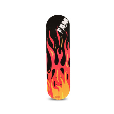 Furious Fire 28 Inch 7.5 inch x 5 inch Skateboard (Multicolor | Pack of 1)