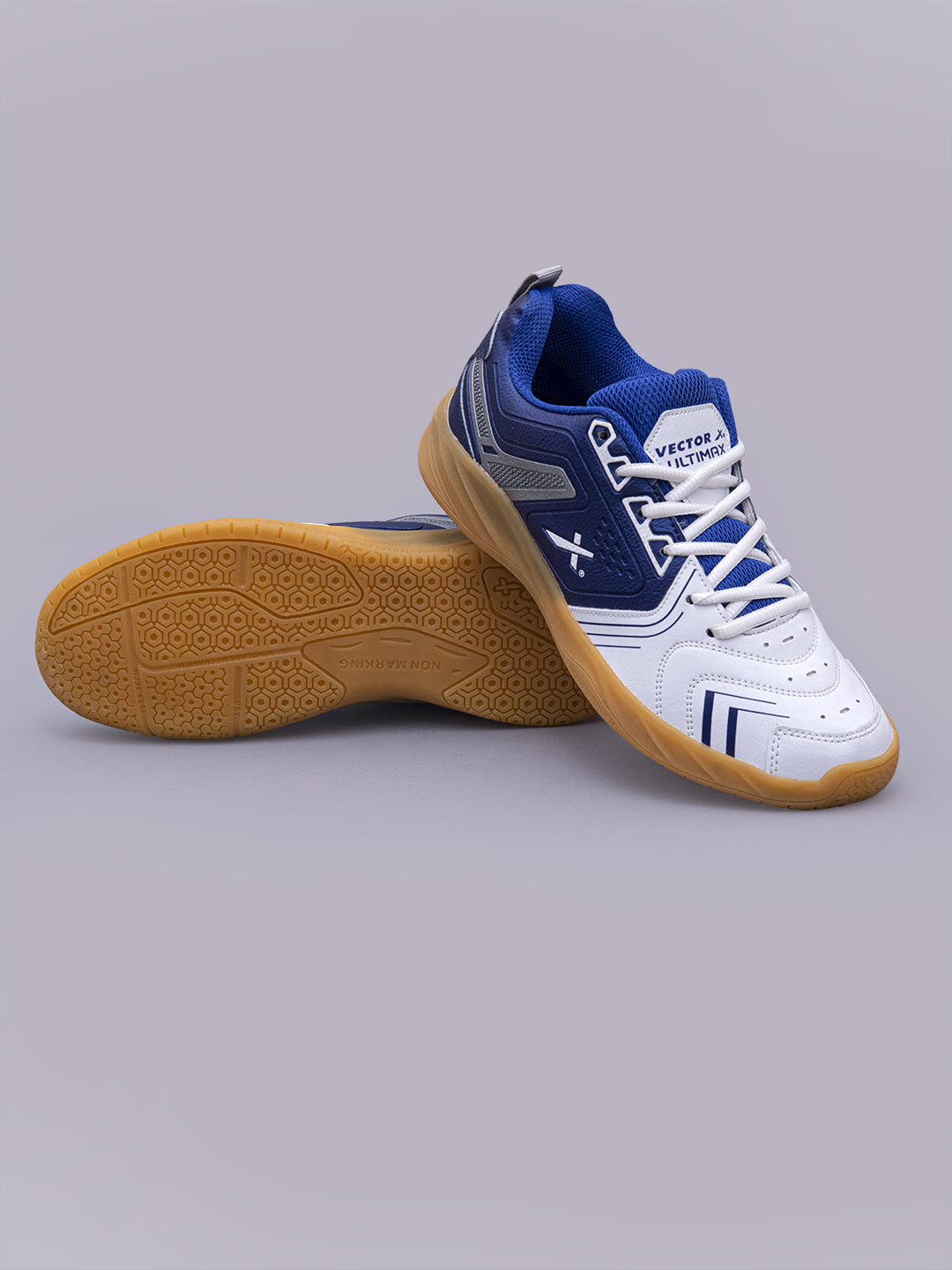 ULTIMAX Badminton Shoes For Men (White)