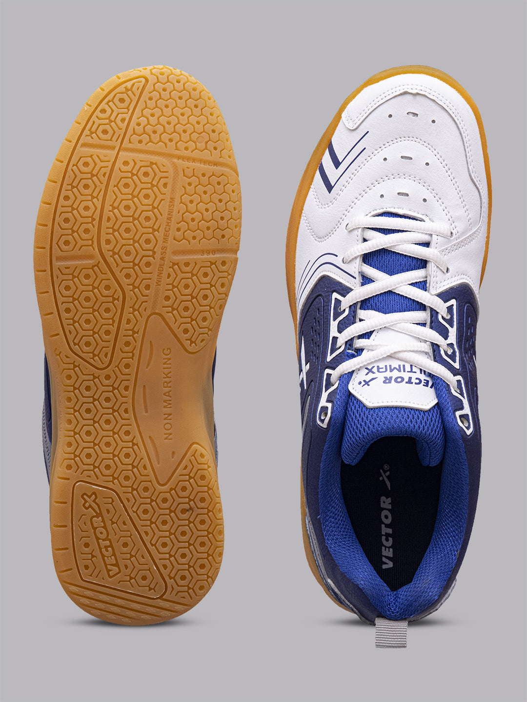ULTIMAX Badminton Shoes For Men (White)
