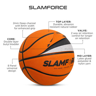 Nivia Slamforce Rubber Basketball