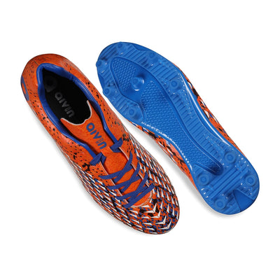 Speed King Football Shoes For Men (Orange)