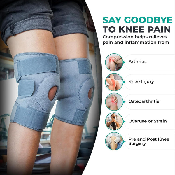 Adjustable Grey Knee...