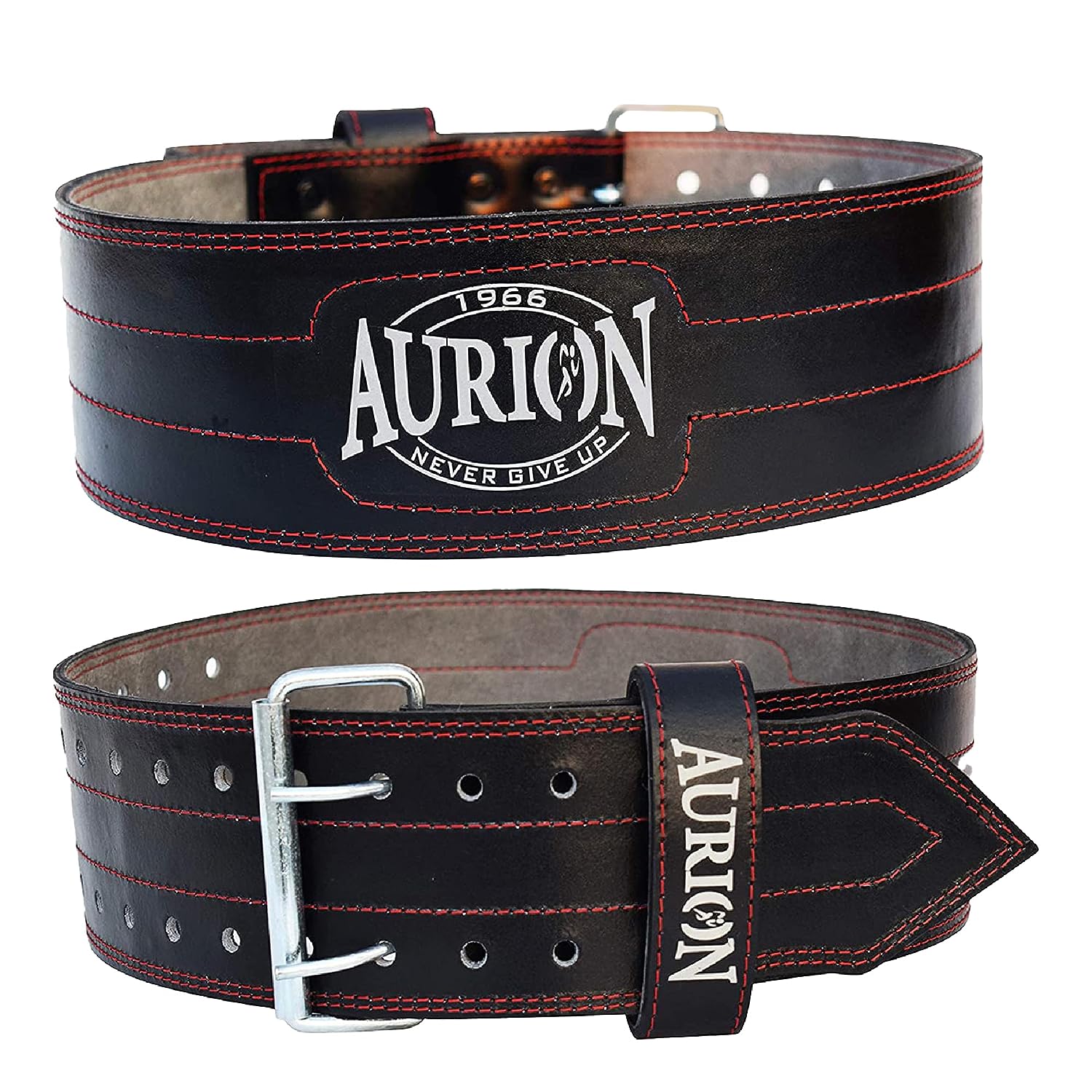 Aurion by 10Club Premium Genuine Leather Weight Lifting Belt Small KriyaFit