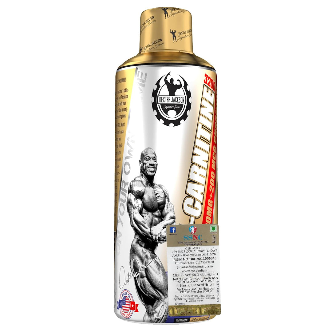 Dexter Jackson L-Carnitine liquid | Mixed Berry Flavor | 31 Servings, 473.28 Ml