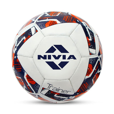 Nivia Trainer Football, Rubberized Stitched Football,32 Panel,Suitable for Hard Ground Without Grass,Training Football,for Men,Women,Size - 4 (Multicolor)