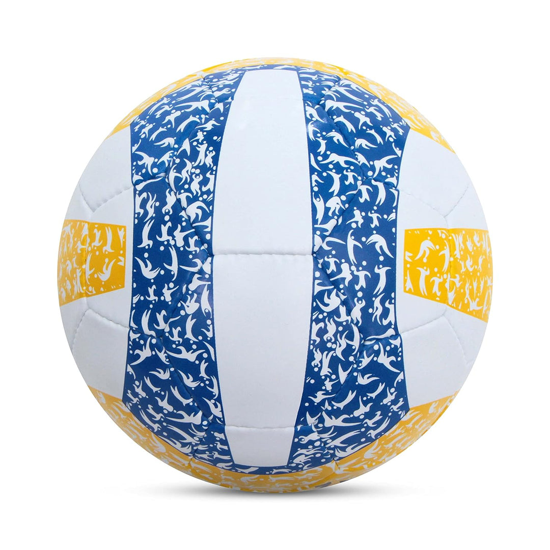 Nivia Classic Rubber Volleyball (Size: 4) Yellow, Ideal for : Training/Match