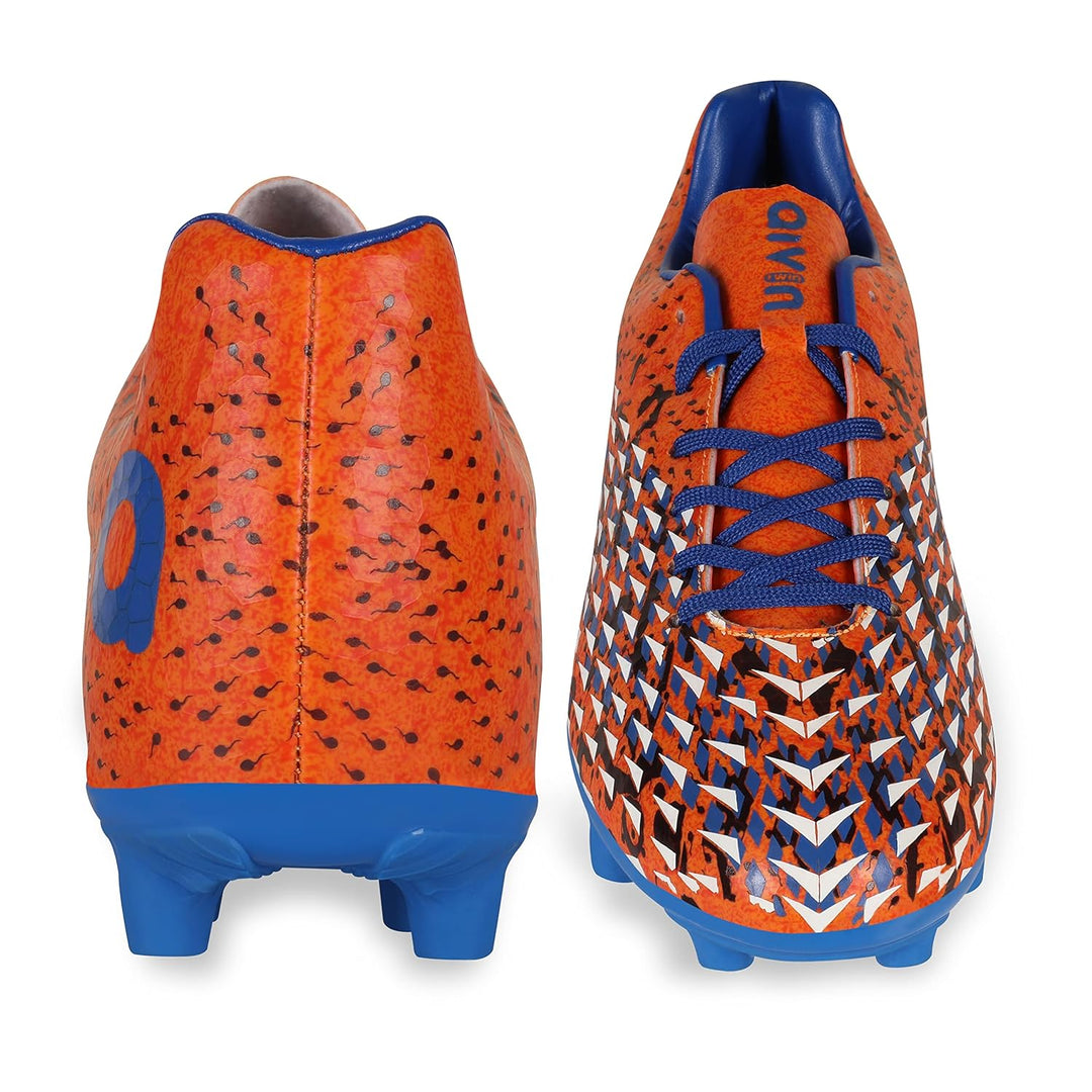 Speed King Football Shoes For Men (Orange)