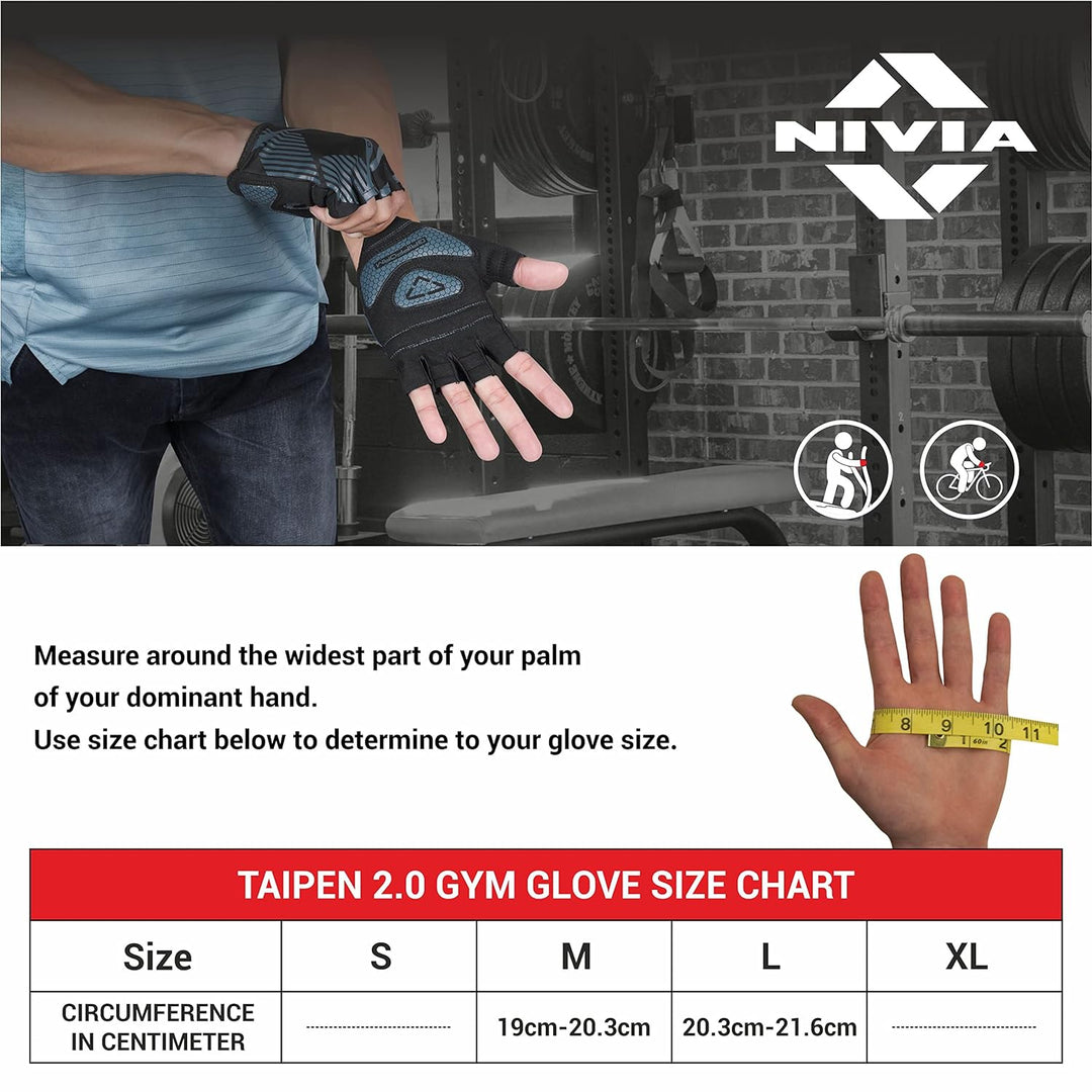 Nivia Taipen 2.0 Fitness Gloves