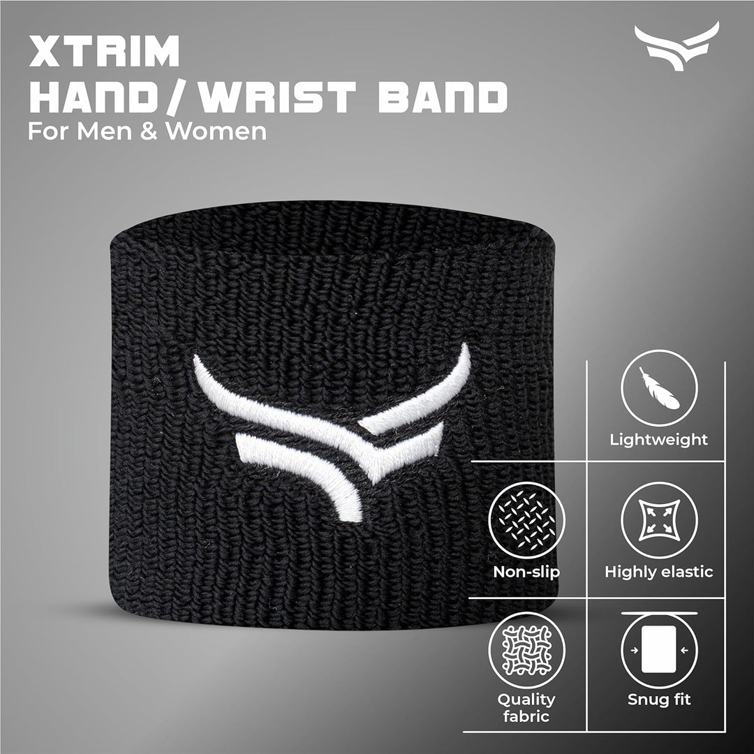 Unisex Hand/Wrist Band | Hand Band for Men | Wrist Band for Women (Black)