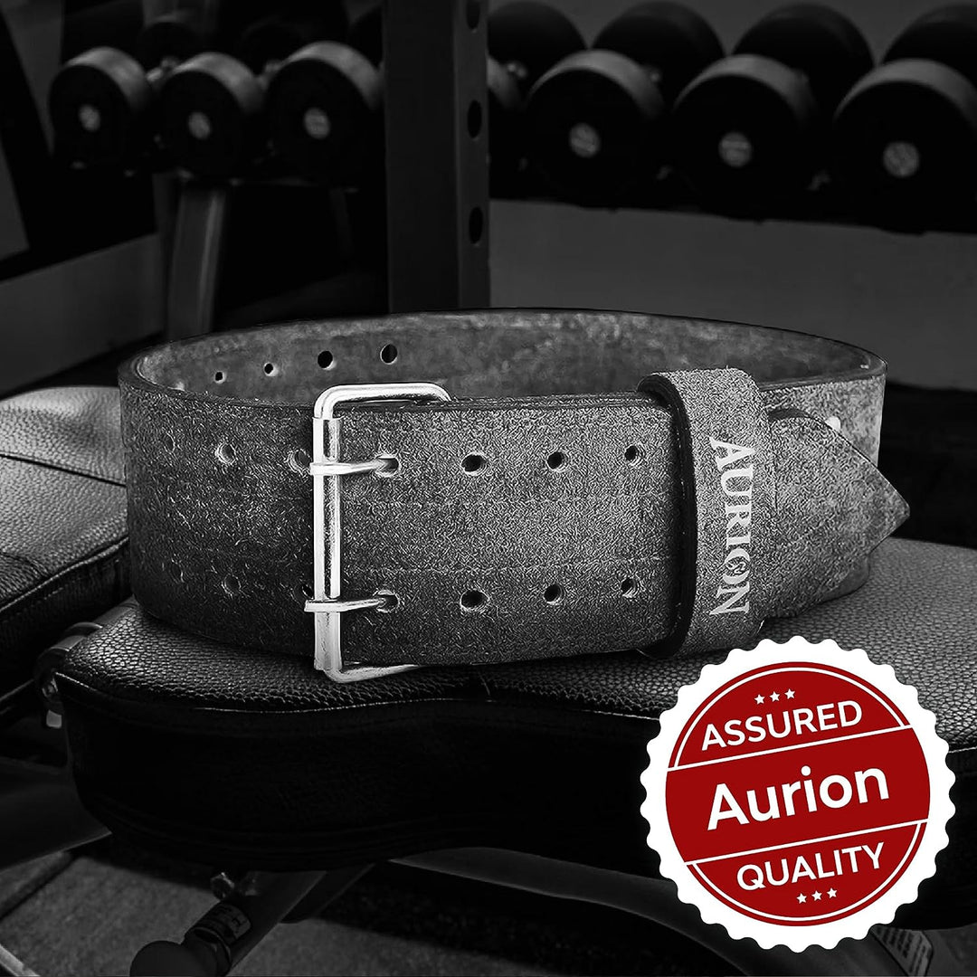 Buy Aurion Geniune Leather Heavyduty Weight Lifting Belt for Men & Women, Gym  Belt for Weightlifting, Powerlifting, Strength Training, Squat or Deadlift  Workout