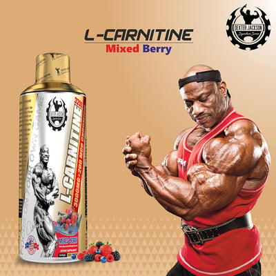 Dexter Jackson L-Carnitine liquid | Mixed Berry Flavor | 31 Servings, 473.28 Ml