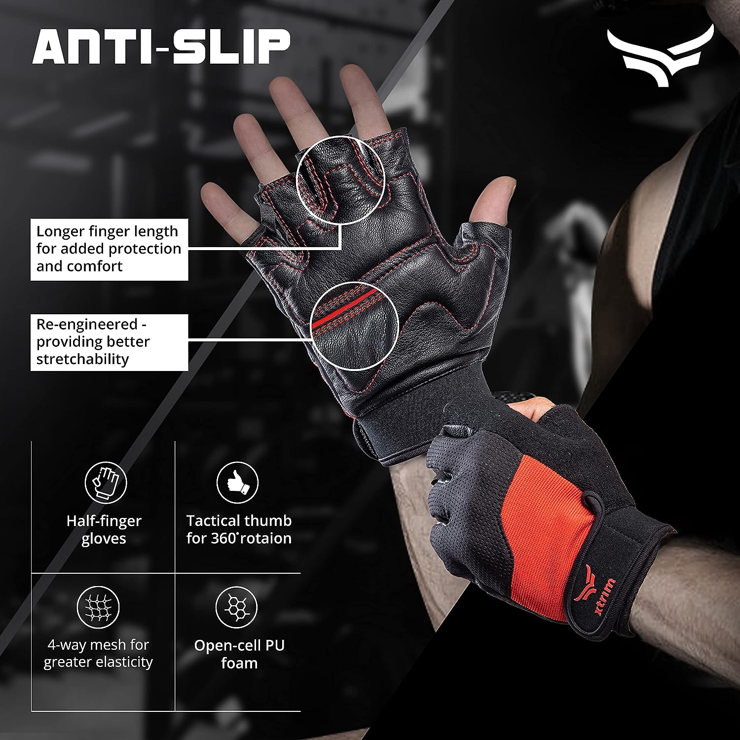 Xtrim gym sales gloves