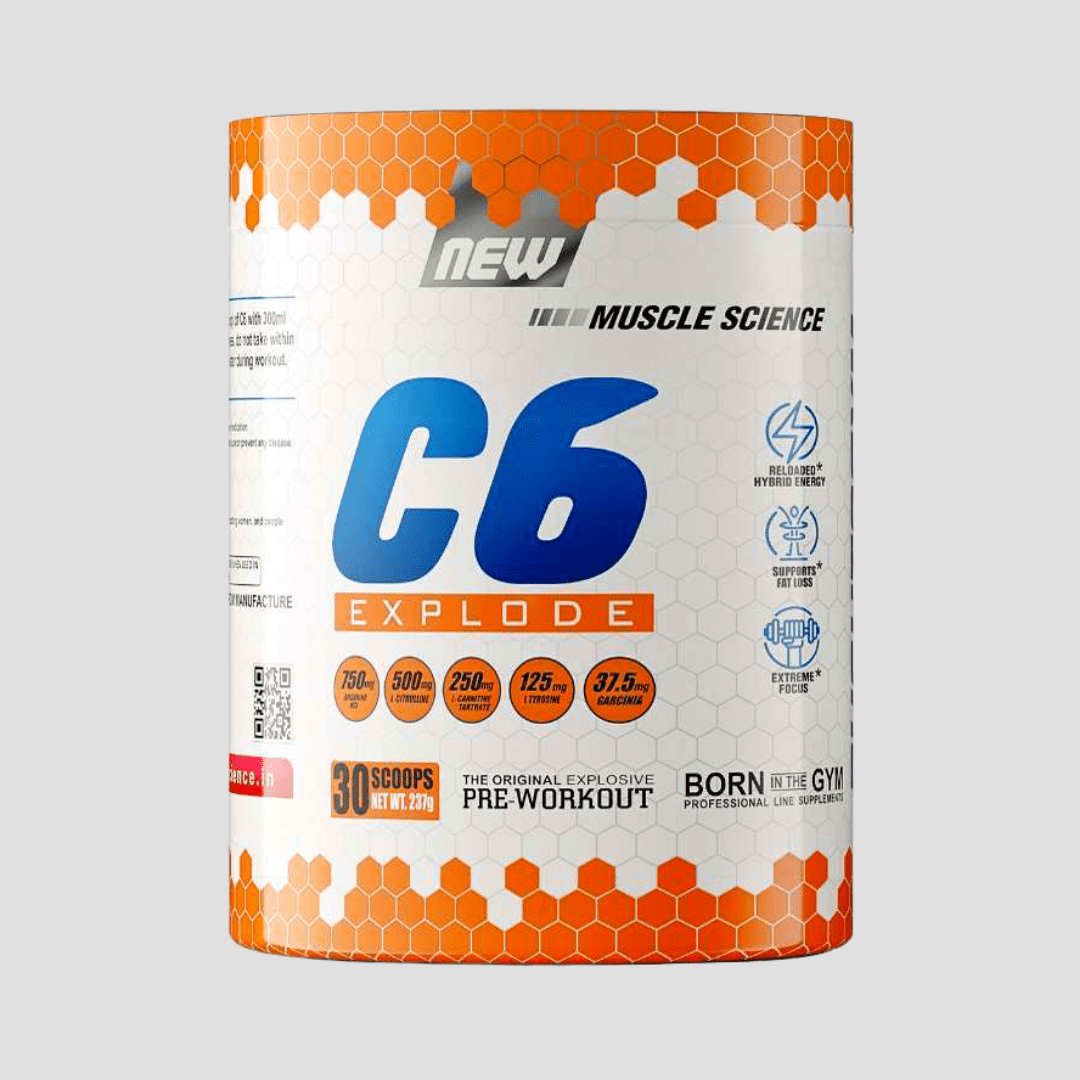 New C6 Explode Ultra Concentrated Pre-workout Booster | 30 Servings | Rocket Pop