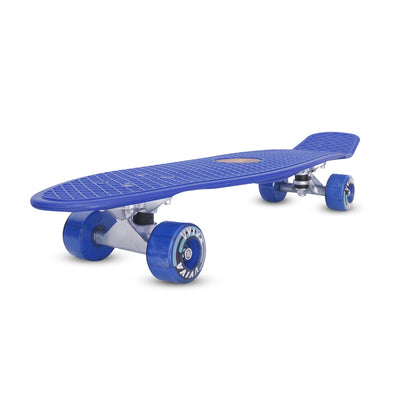 Junior 28 inch x 7.5 inch Skateboard - Blue