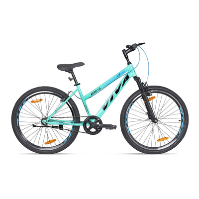 Aero1.0 26T Steel Mountain Single Speed Bicycle for Women's (Sea-Green) Suitable for Age : 16 years to Above || Height : 5ft 2  to 5ft 10 