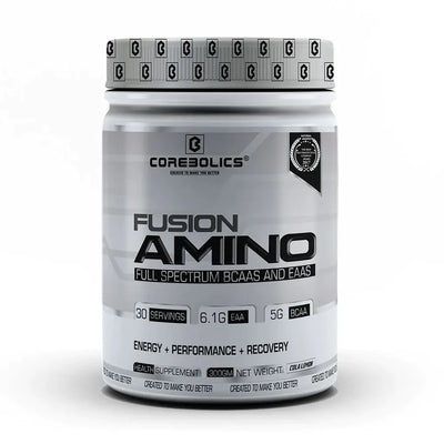 Fusion Amino Full Spectrum EAAS (300 Gm | 30 Servings) - Cola Lemon - 300 Gm