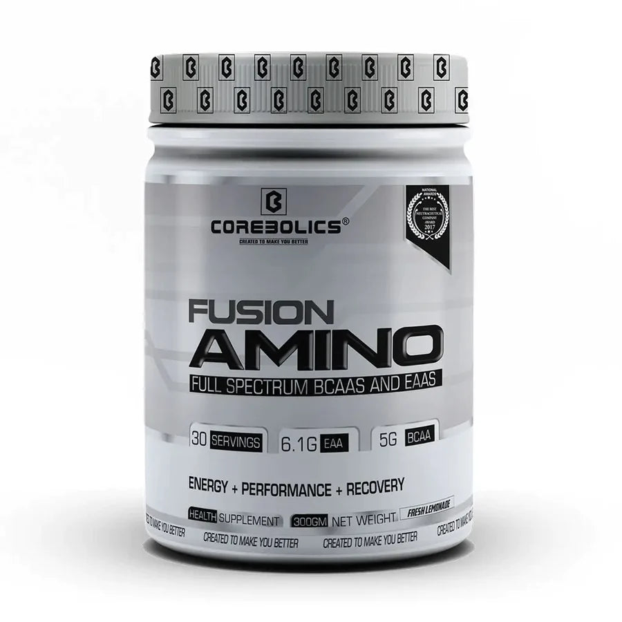 Fusion Amino Full Spectrum EAAS (300 Gm | 30 Servings) - Fresh Lemonade Info - 300 Gm
