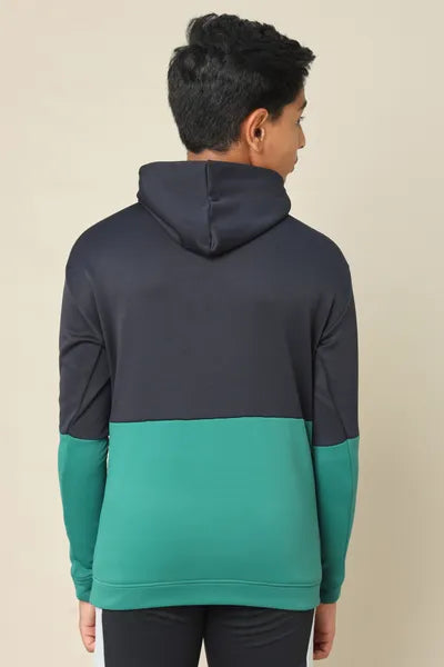 Technosport Boy's Hooded Sweatshirt B137 Black1