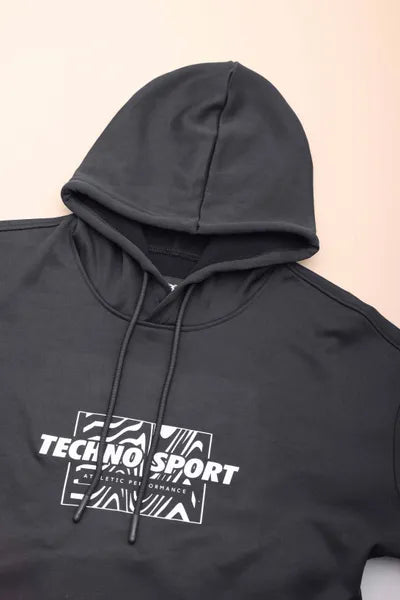 Technosport Boy's Hooded Sweatshirt B137 Black2