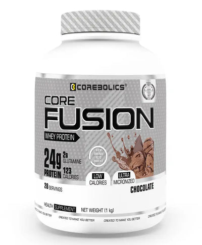 Core Fusion Whey Protein (1 Kg | 28 Servings ) - Chocolate - 1kg
