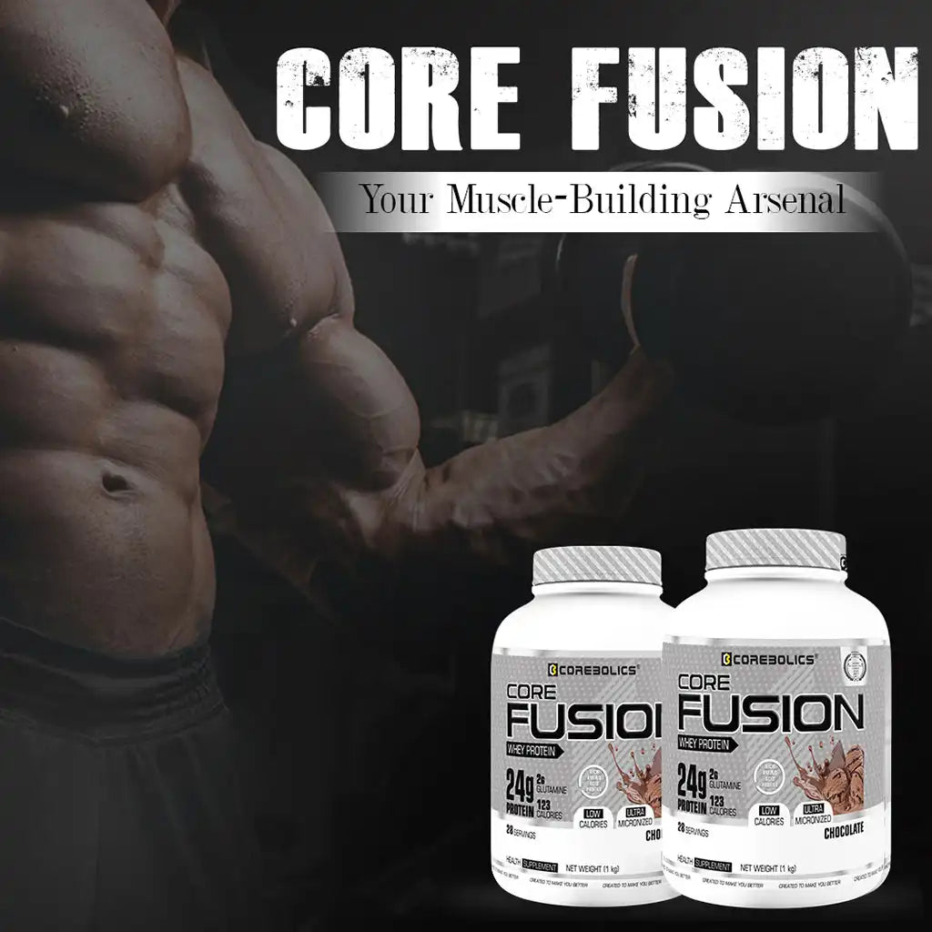 Core Fusion Whey Protein (1 Kg | 28 Servings ) - Birthday Cake - 1kg