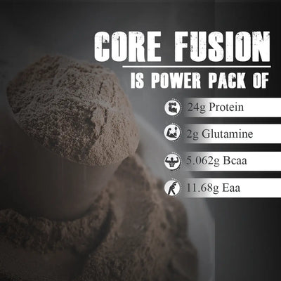 Core Fusion Whey Protein (1 Kg | 28 Servings ) - Kulfi Icecream - 1kg
