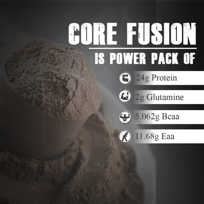 Core Fusion Whey Protein (1 Kg | 28 Servings ) - Mango - 1kg