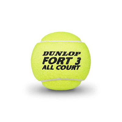 Dunlop Fort All Court Tennis Ball (Green) 1 Can | 3 Balls