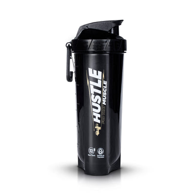 Shaker Bottle For Protein Shake (Black | 600ml)