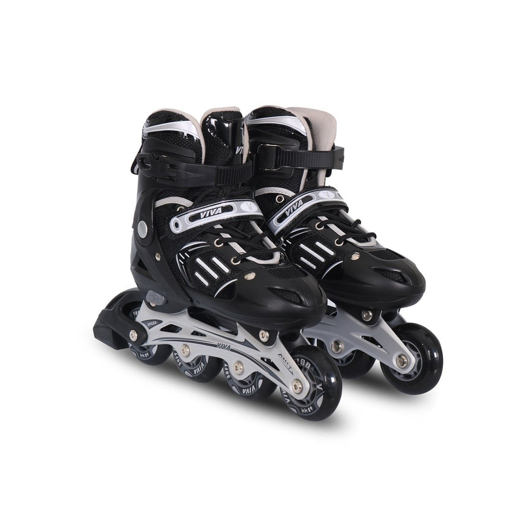 In-line Skates - Size 5-8 UK (Black)